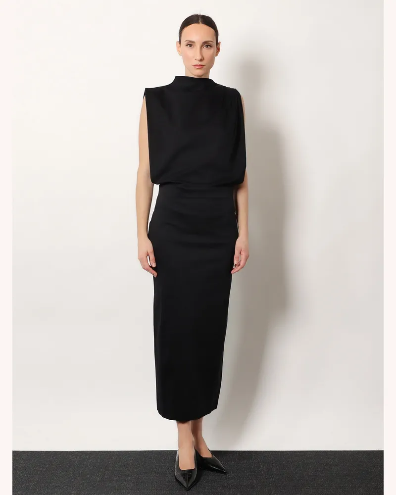 Soeur Women's Gemma Organic Cotton Long Dress Black Black