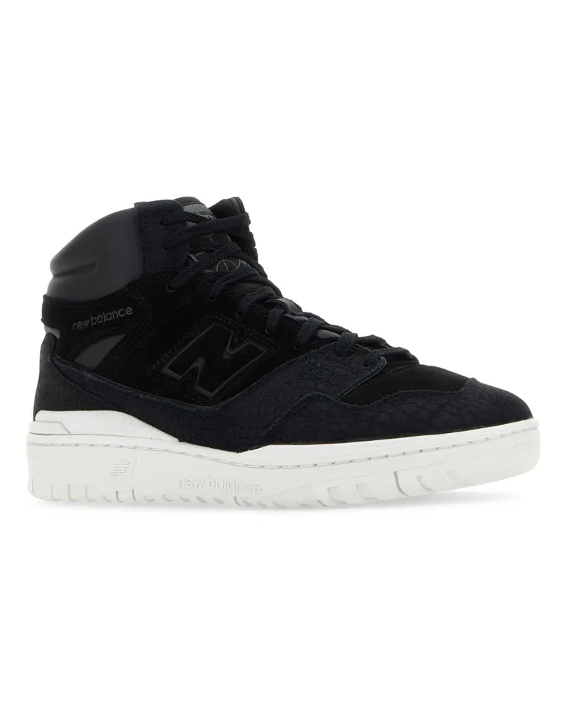 Junya Watanabe Men's Black Suede  X New Balance Bb650 Sneakers Blackblack Black