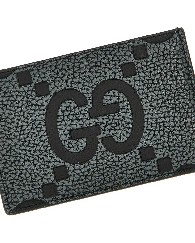 Gucci Men's Black Calfskin Cardholder Accessory Black