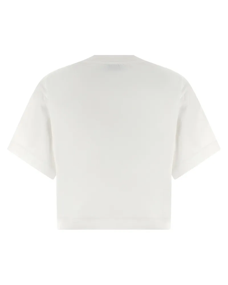 OFF-WHITE Women's White Cotton T-Shirt White