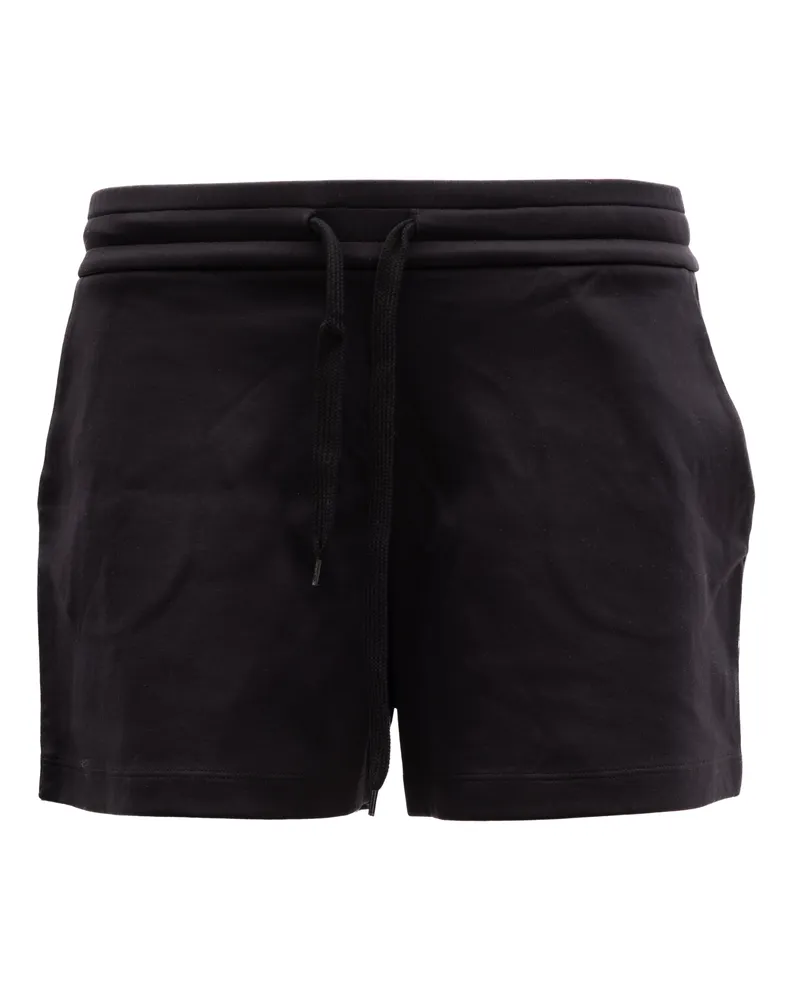 Valentino Garavani Crepe Shorts — Black Black