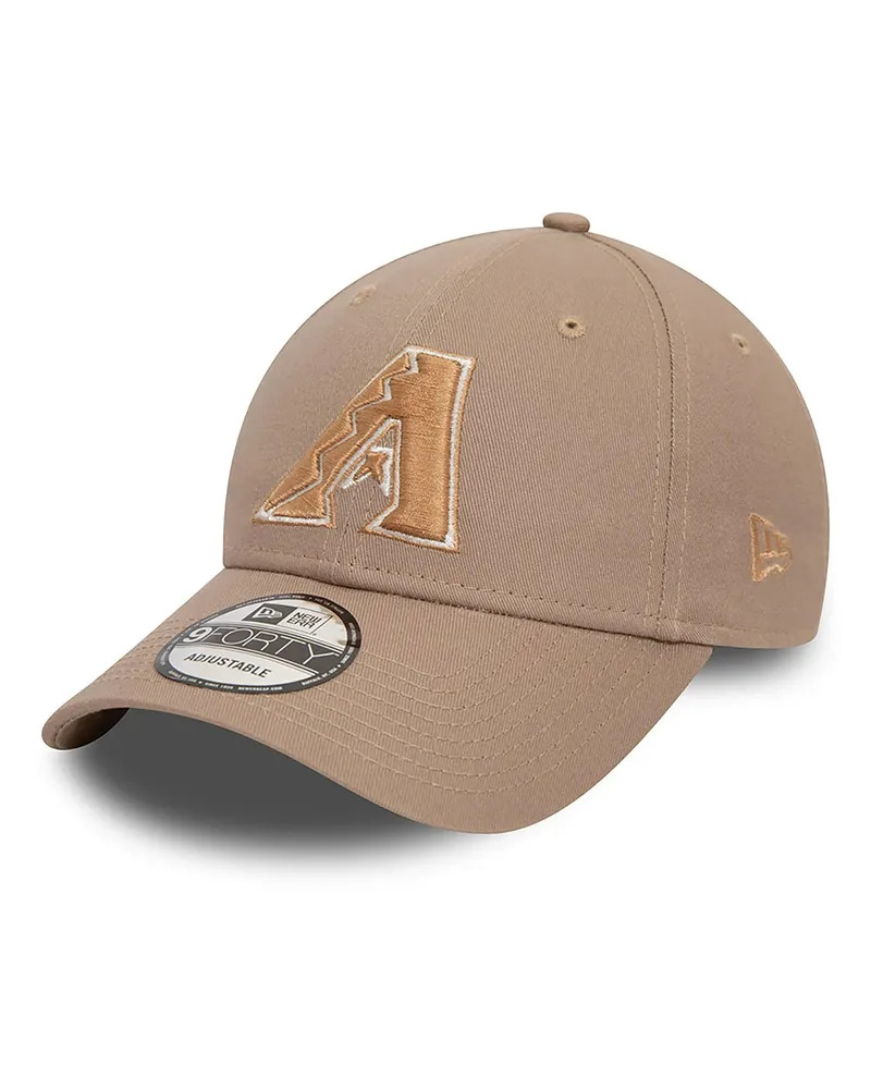 New Era Unisex Baseball Cap 9forty Arizona Diamondbacks Neutral Tones Cotton Hat Beige