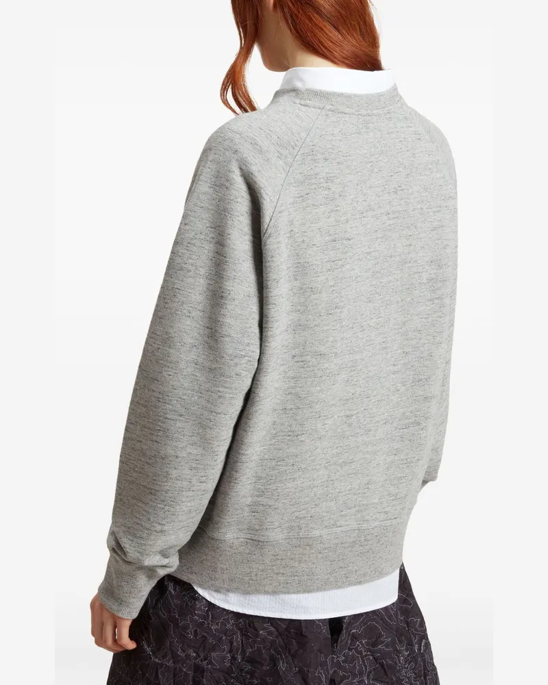 Woolrich Logo-Printed Cotton Sweatshirt — Gray Gray