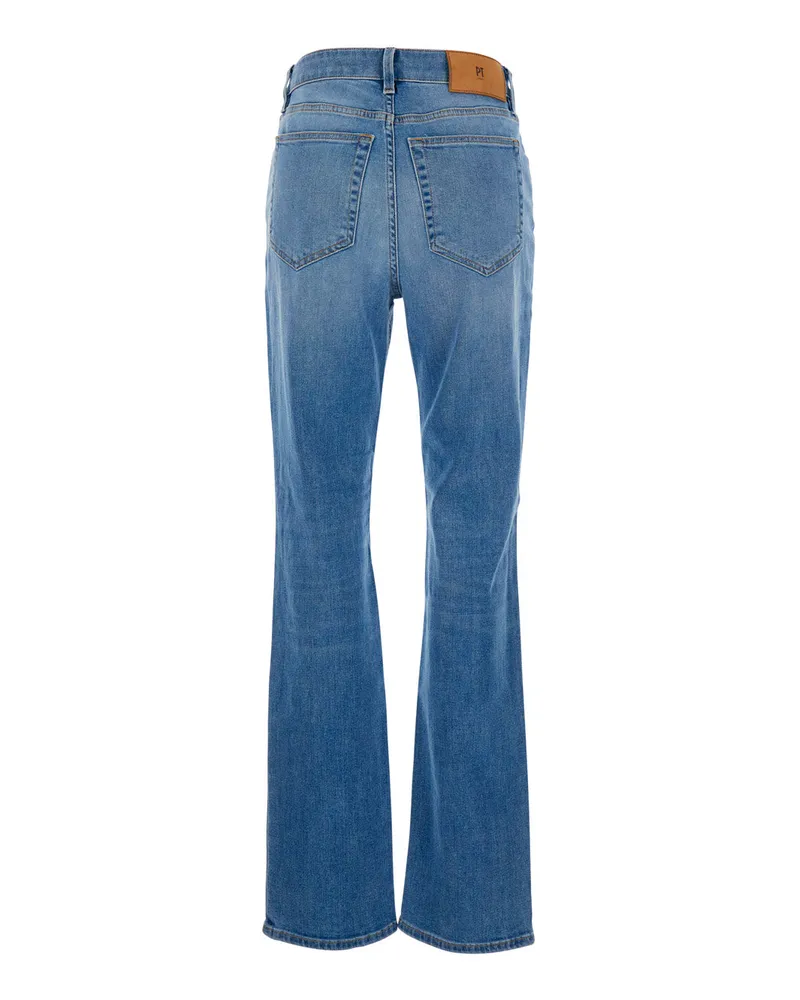 PT TORINO Women's Straight Jeans Alanis Blue Cotton Blue