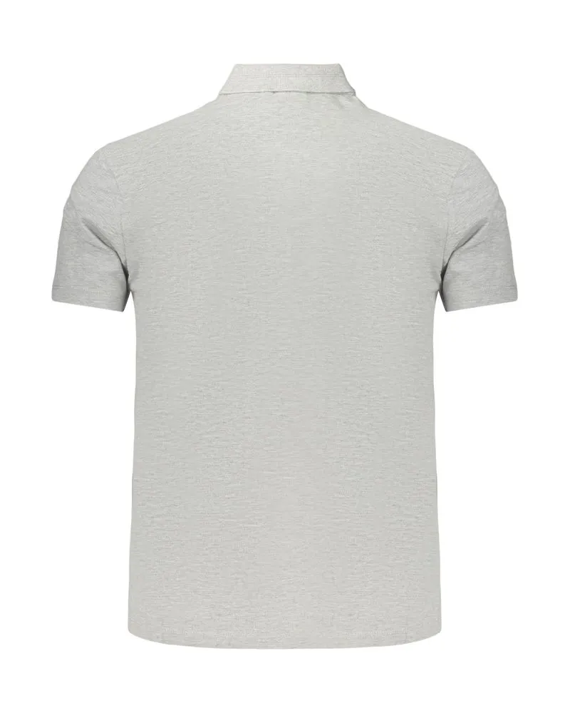 Napapijri Cotton Polo Shirt — Gray Gray
