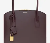 Sac De Jour Top Handle Bag — Burgundy