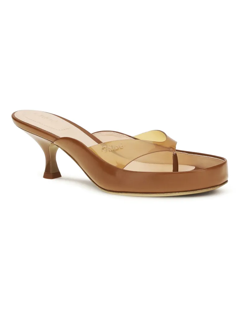 Chloé Women's Junie Sandals Terracotta Brown Brown