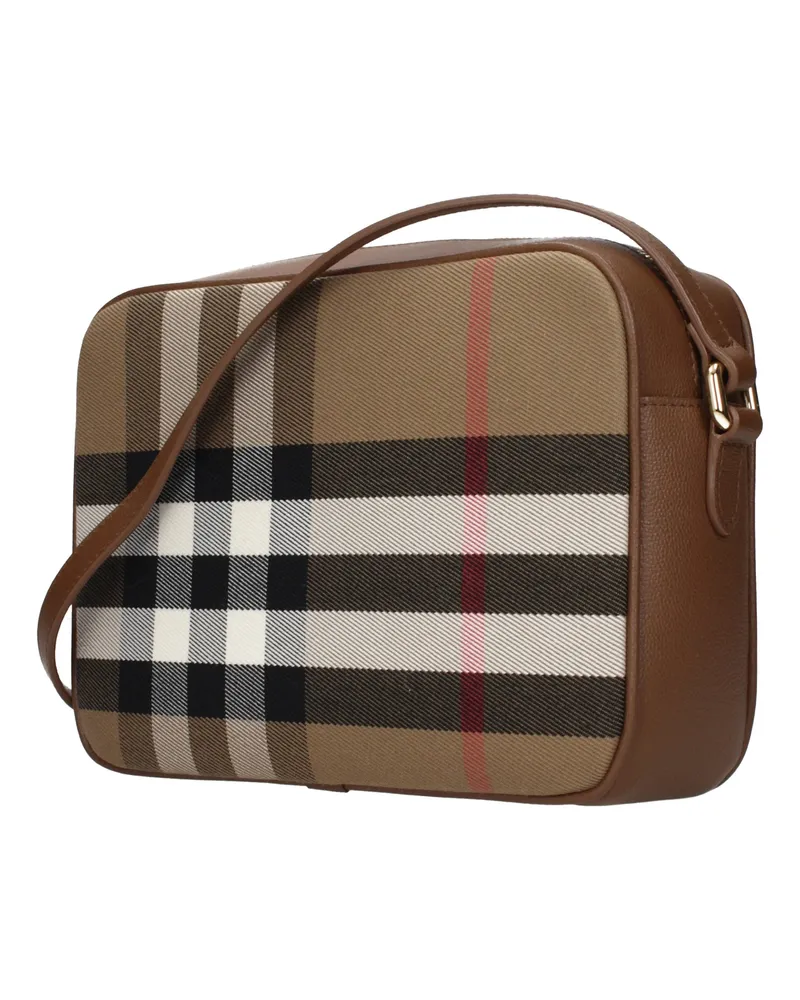 Burberry Fabric Crossbody Bag — Beige Beige