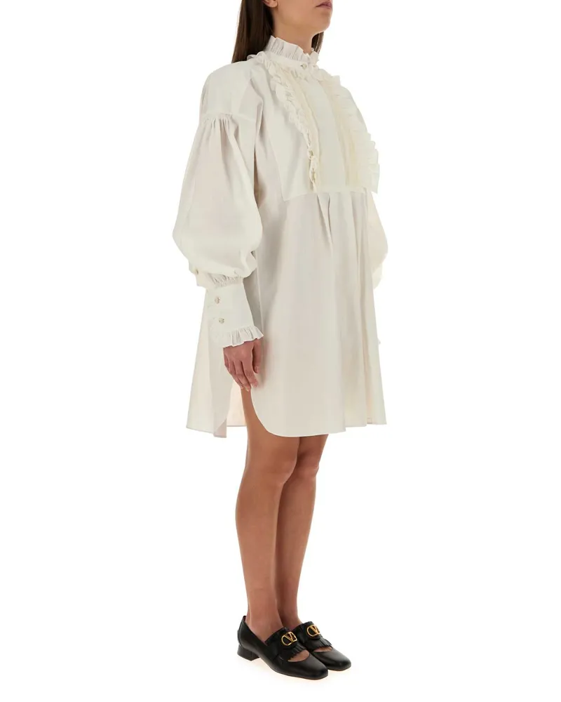 Valentino Garavani Solid Dress — White White
