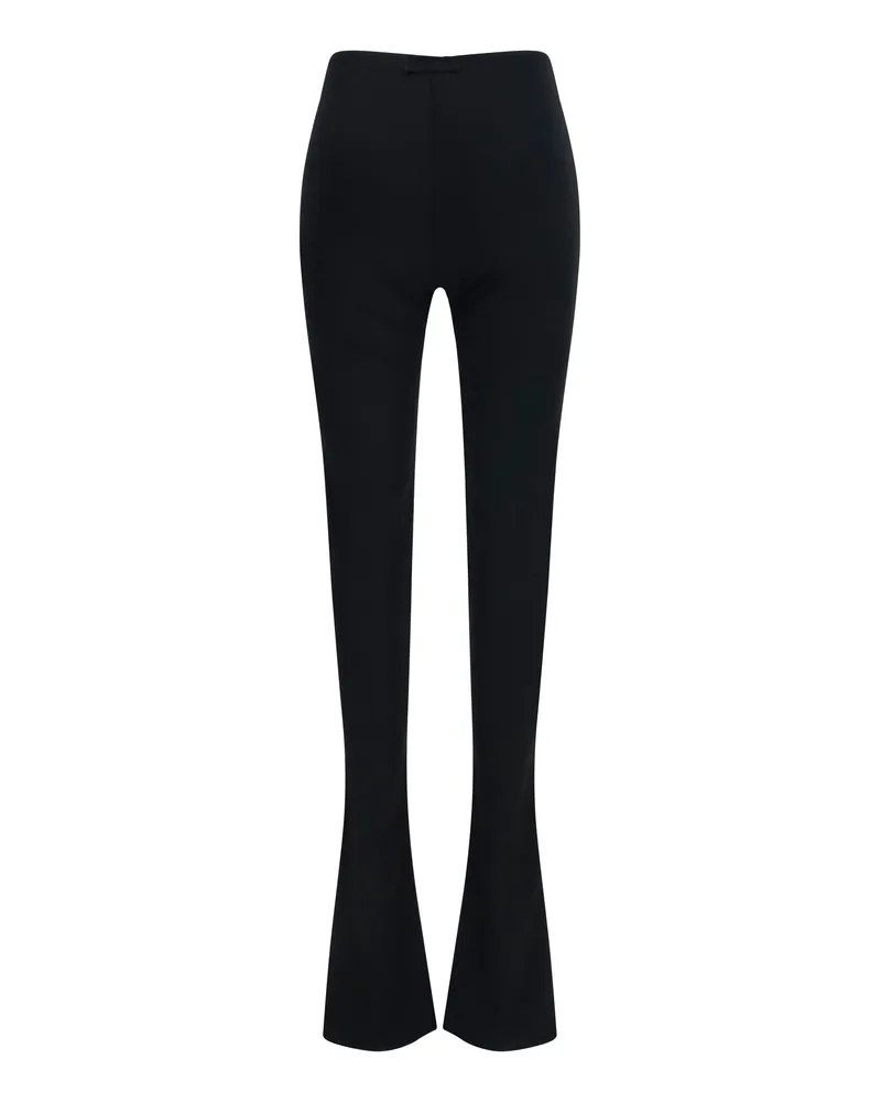 Gucci Women's Jersey Crêpe Pants Black Viscose; Elastane Trousers Black