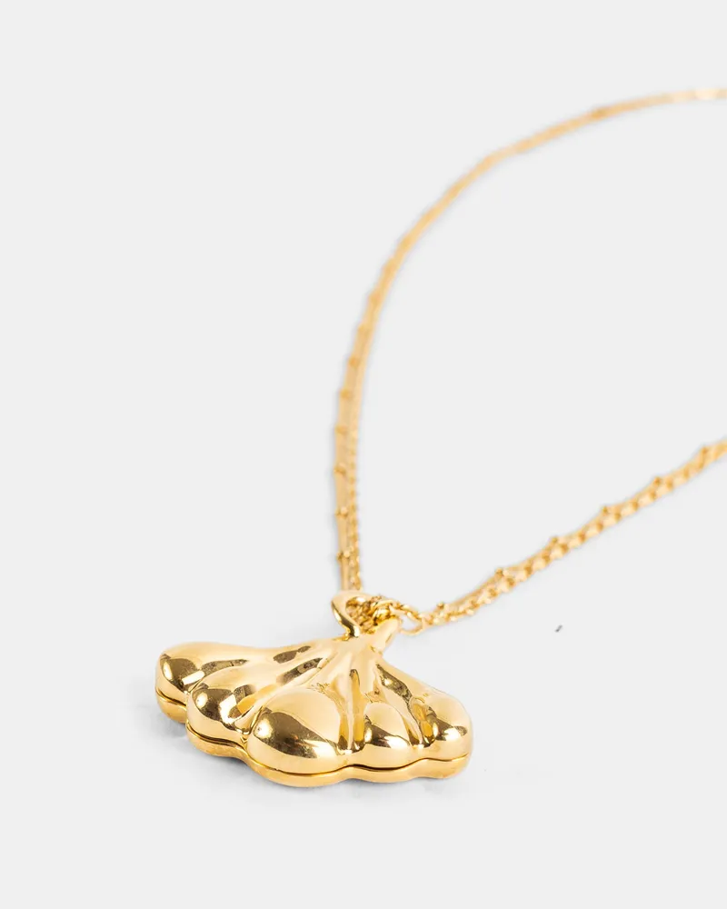 Chloé Women's Two-Tone Brass Gold-Silver Pendant Necklace Jewelry Bijoux Gold