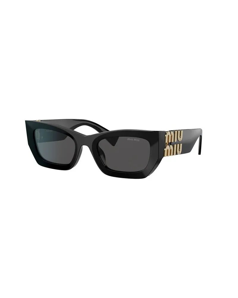 Miu Miu Women's Miu Sunglasses Grey-Black Acetate Black