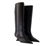 Women's Boot Black Leather