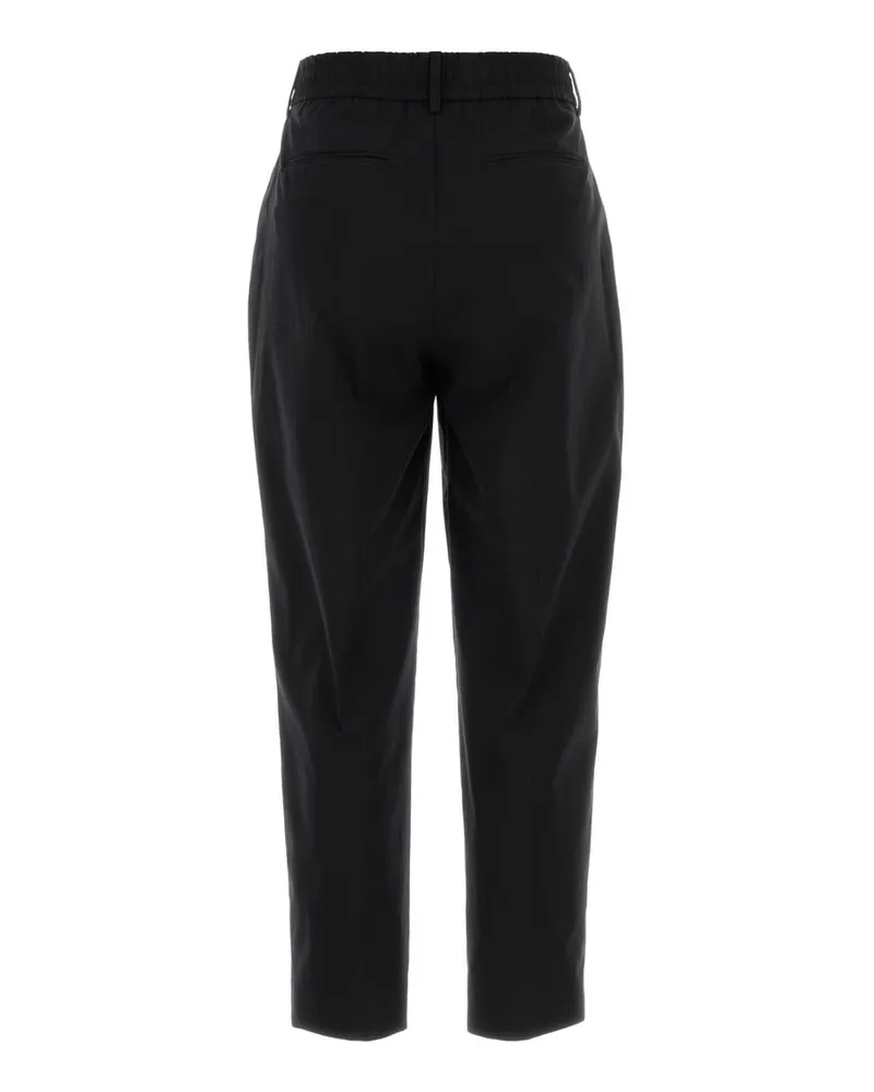 PT TORINO Women's Black Stretch Cotton Blend Daisy Pant Nero Pantaloni Black
