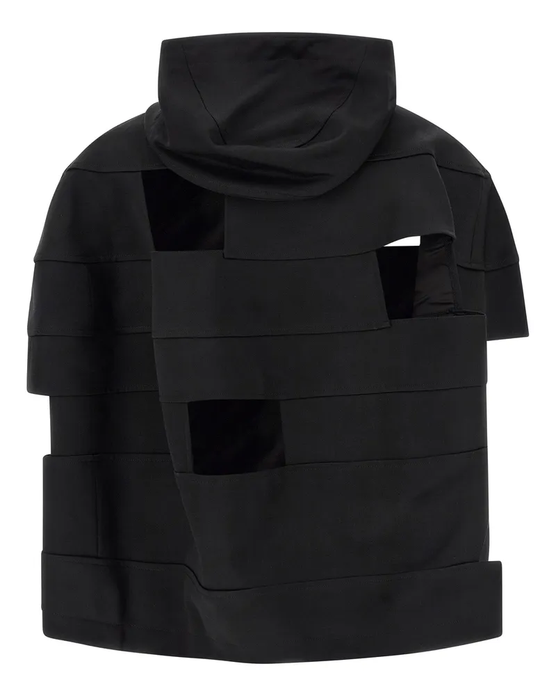 Comme des Garçons Men's Black Wool Shell Jacket Clothing Black
