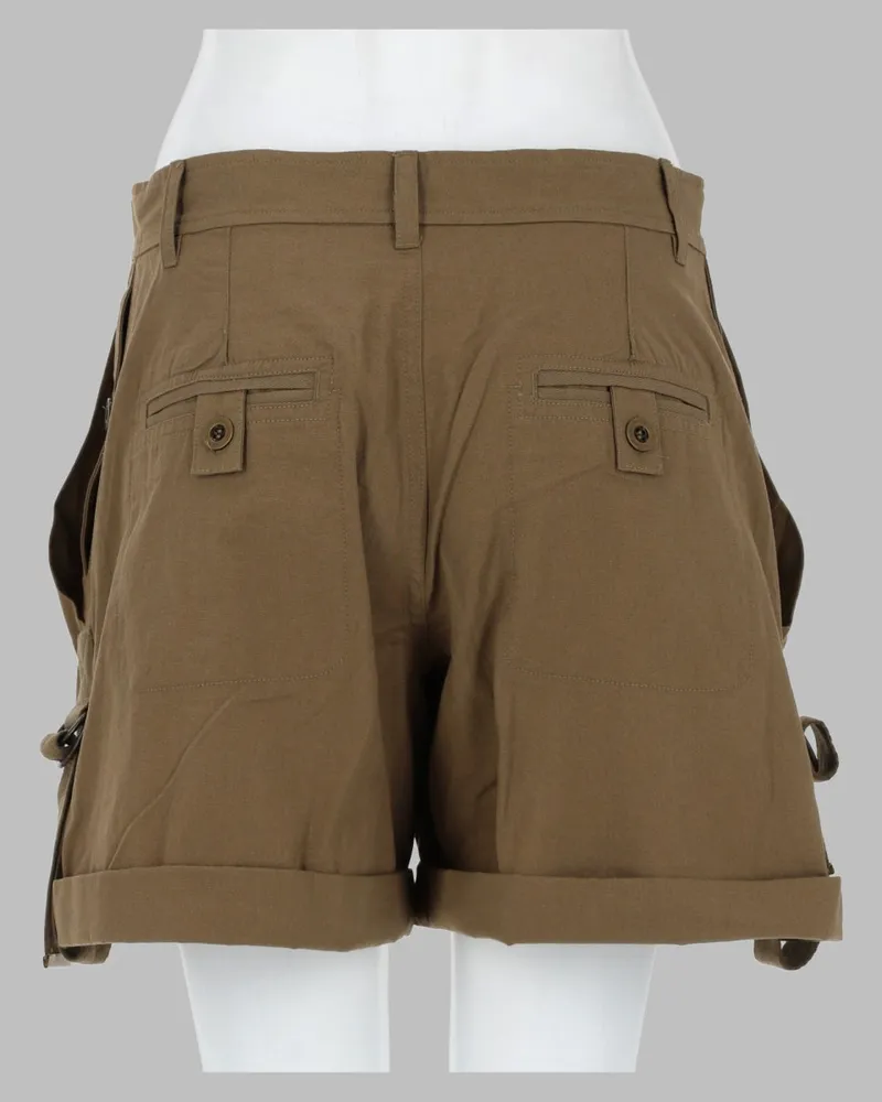 Isabel Marant Boniza Bermuda Shorts — Brown 