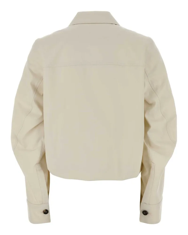 Loewe Women's Ivory Cotton Blend Jacket Giubbini Ivory