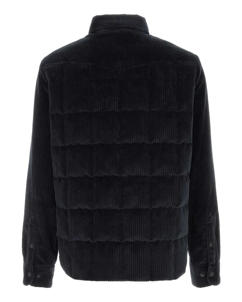 Moncler Shirt Down Jacket — Blue Blue