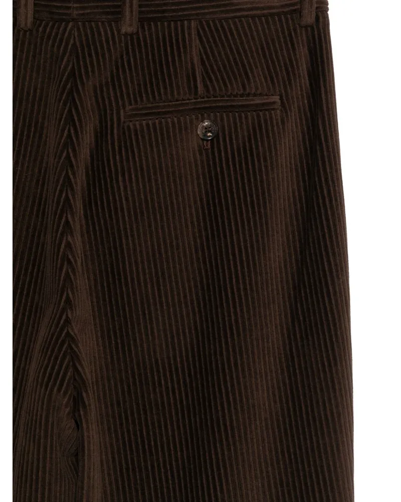 CIRCOLO 1901 Corduroy Trousers — Brown Brown