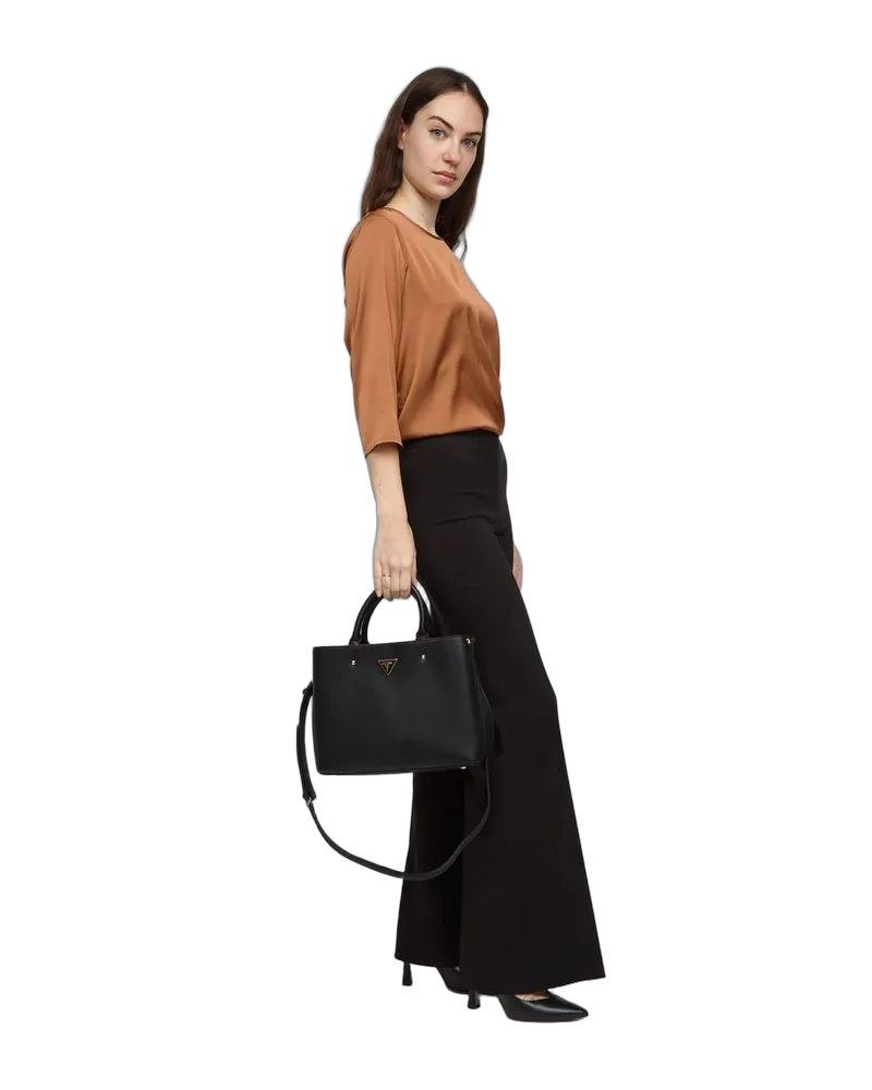 Guess Meridian II Shoulder Bag — Black Black