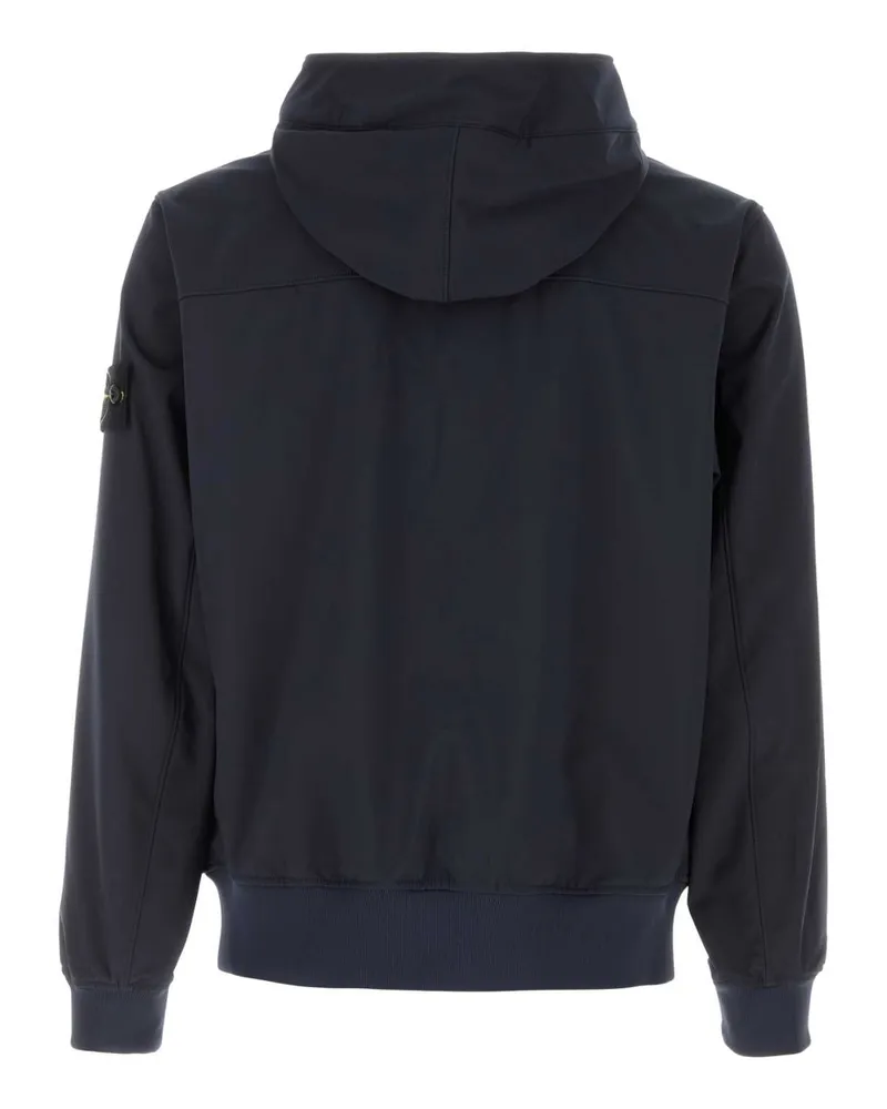Stone Island Men's Midnight Blue Stretch Polyester Jacket Navyblue Giubbini Navy