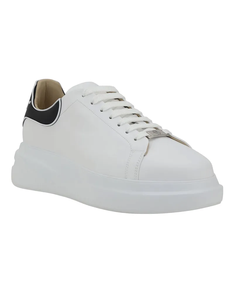 Philipp Plein Men's Leather Sneakers White White