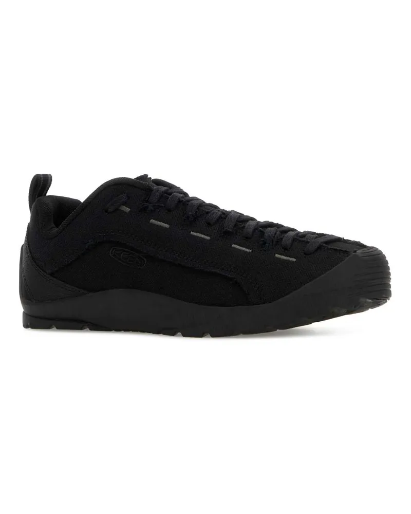 Keen Women's Black Canvas Jasper Sneakers Blackblack Black
