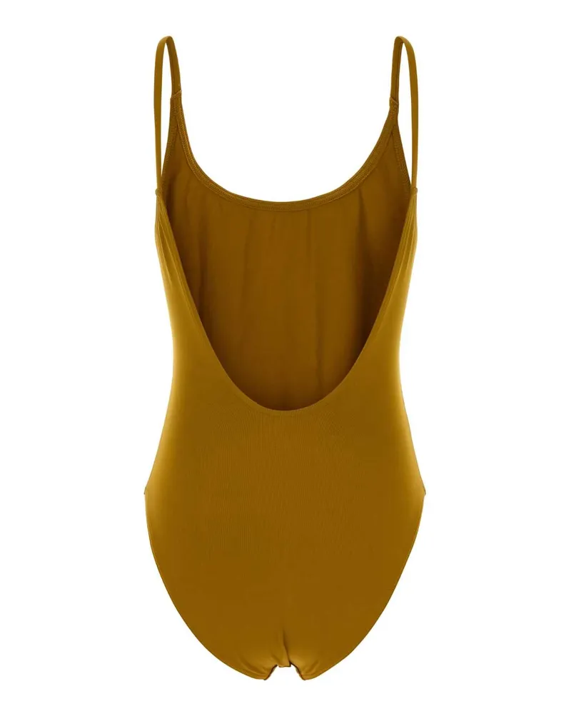 Eres Women's Mustard Stretch Nylon Decouverte Swimsuit Or 26a Exterior: Elastane Costumi Da Bagno Swimwear Mustard
