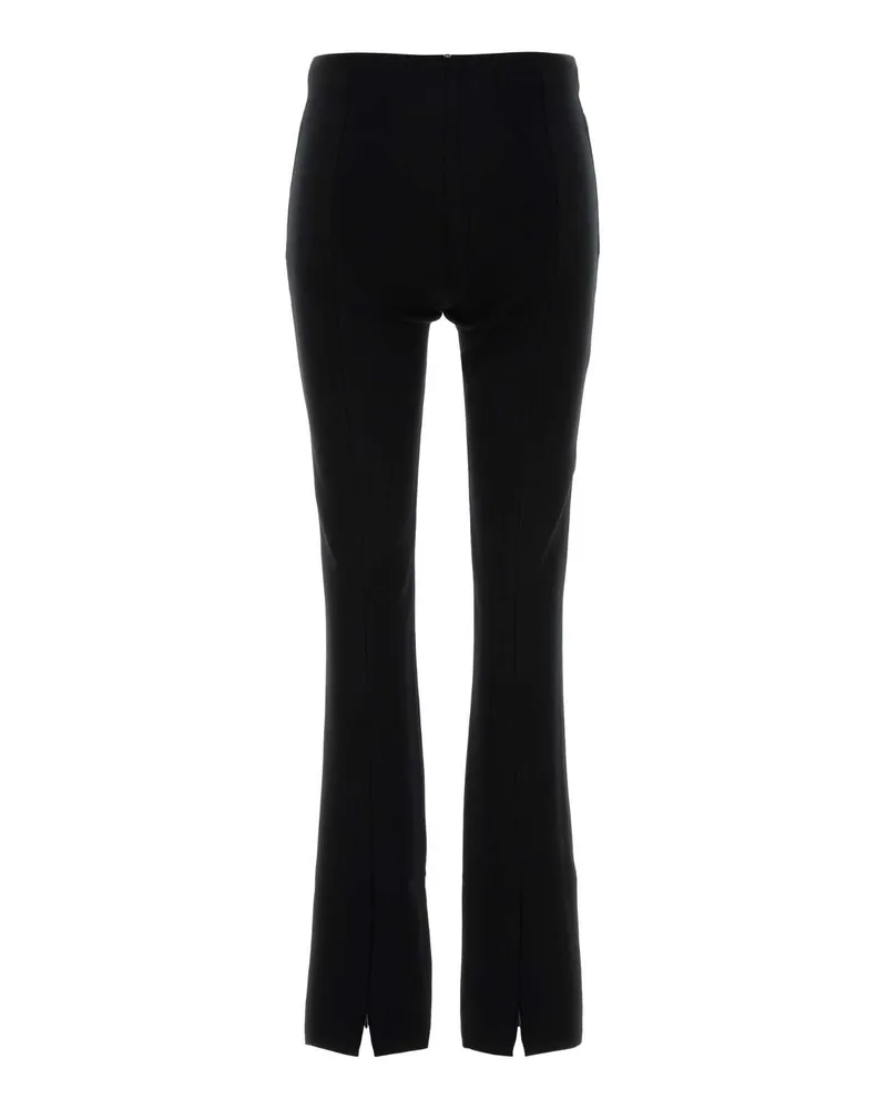 SPORTMAX Women's Black Viscose Blend Leggings Nero Exterior: Polyester Pantaloni Trousers Black