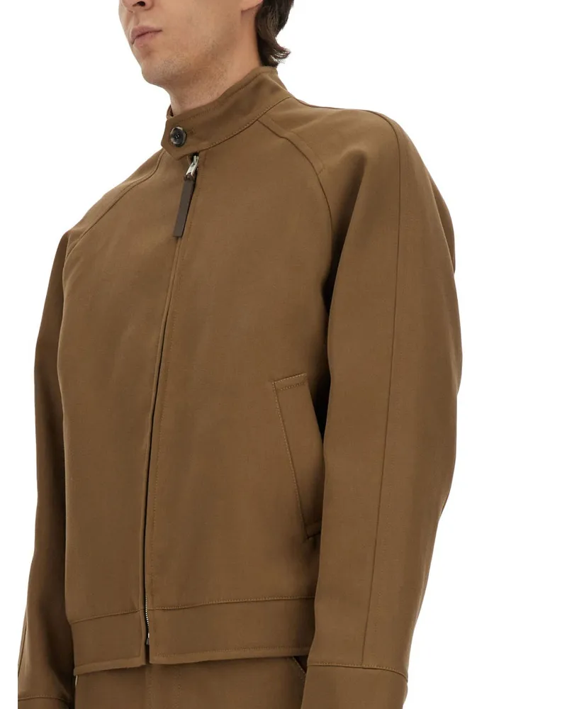 Moschino Cotton Jacket — Brown Brown