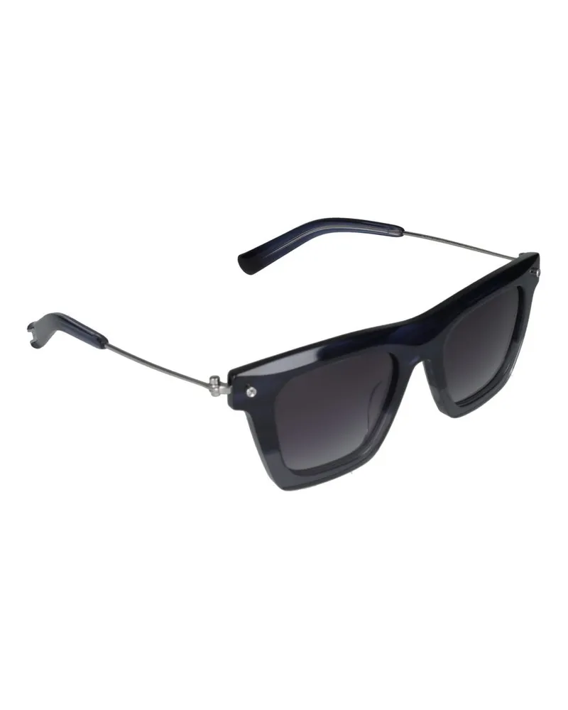 Yohji Yamamoto Unisex Slook017 Sunglasses Black Acetato Black