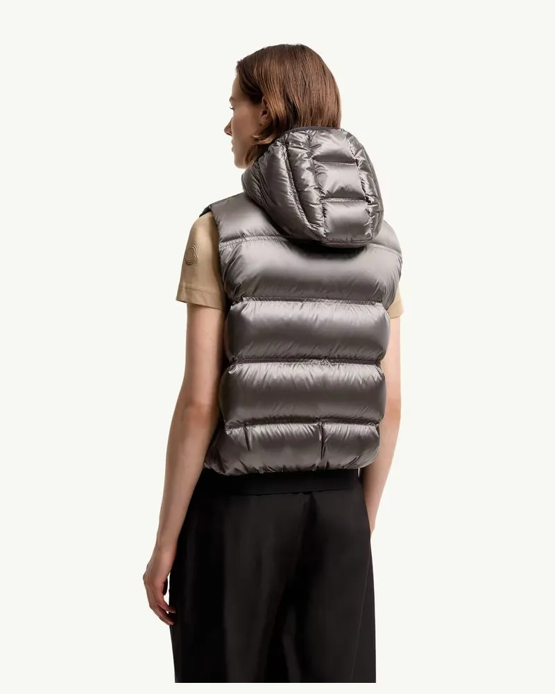 Moncler Vest — Gray Gray