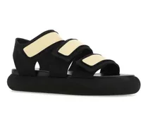 Women's Octans Sandal Black Fabric Calf