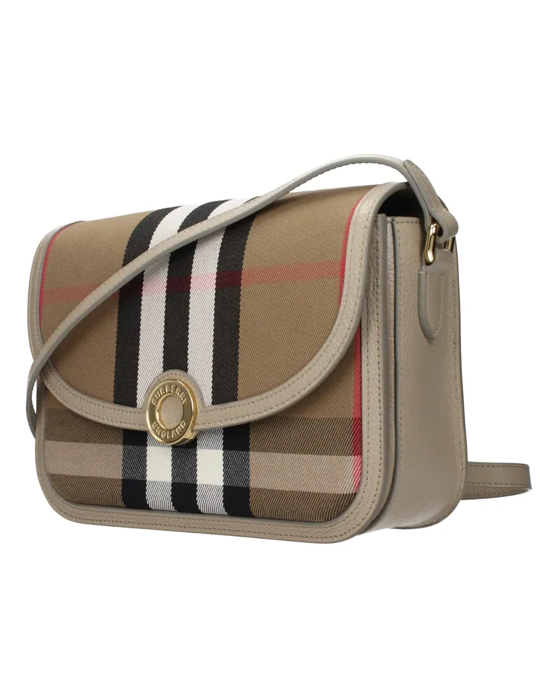 Burberry Fabric Crossbody Bag — Brown Brown