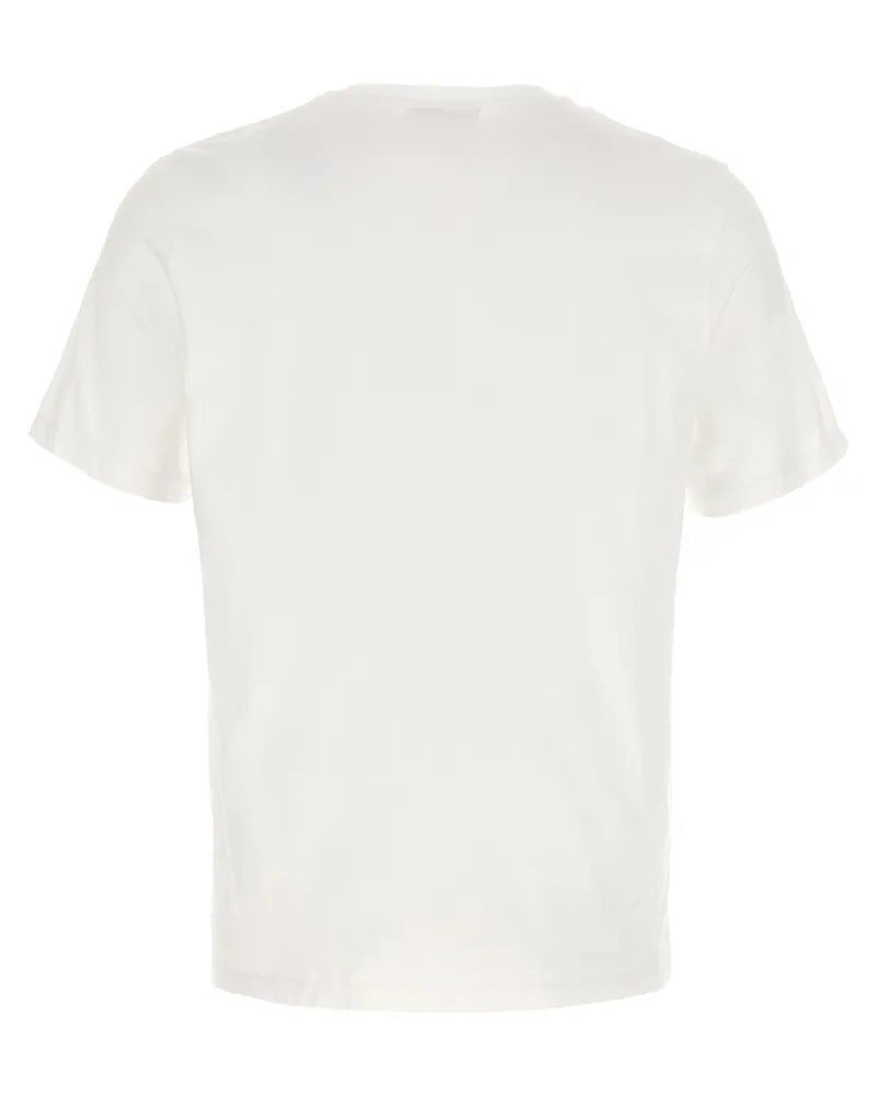 Kitsuné Fox Head Embroidered T-Shirt — White White