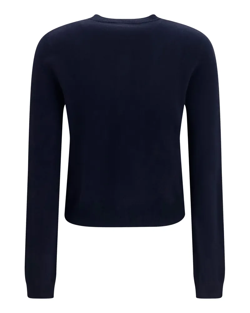 Lisa Yang Women's Cardigan Karia Deep Navy Cashmere (capra Hircus) Sweater Navy
