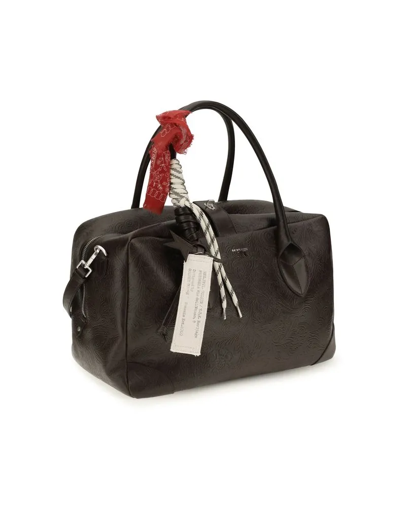Golden Goose Vita Calfskin Leather Top Handle Bag — Brown Brown