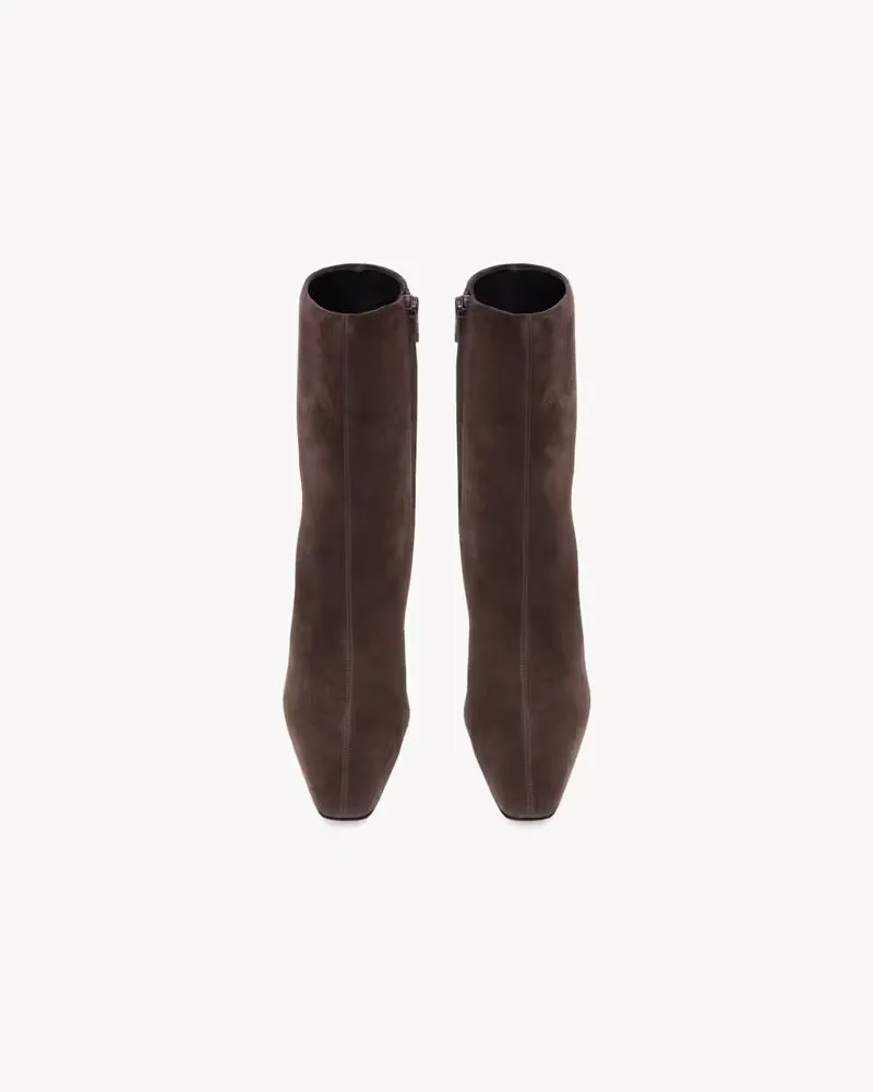 Saint Laurent H26 Ankle Boot — Brown Brown