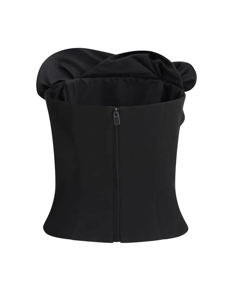 Magda Butrym Women Black Wool Tank Tops Black