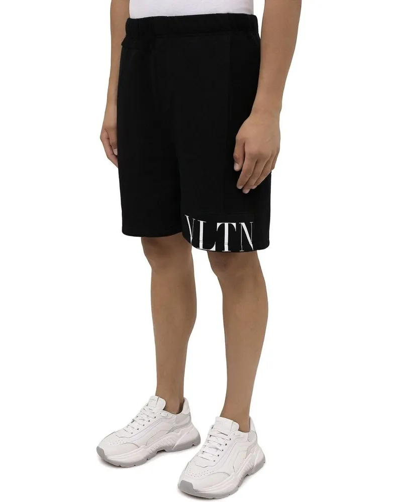 Valentino Garavani Men's Black Modal Shorts Black