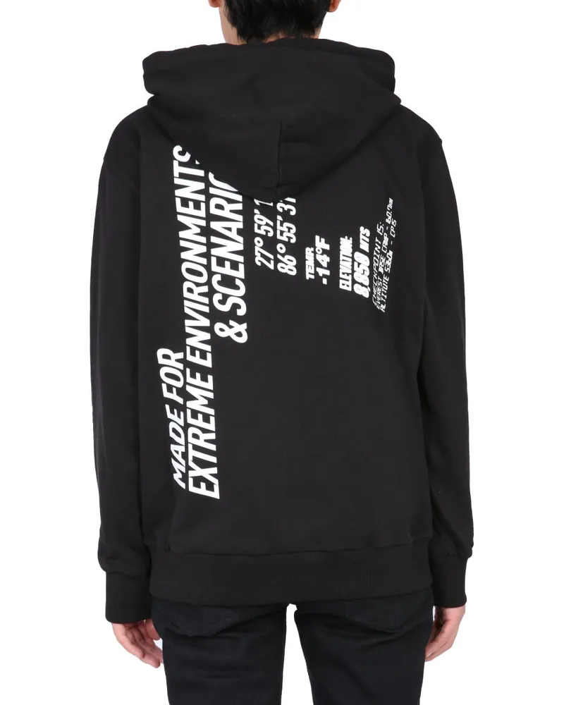 IH NOM UH NIT Cotton Drawstring Hoodie Sweatshirt — Black Black