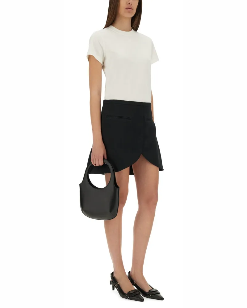 Courrèges Cotton T-Shirt — White White