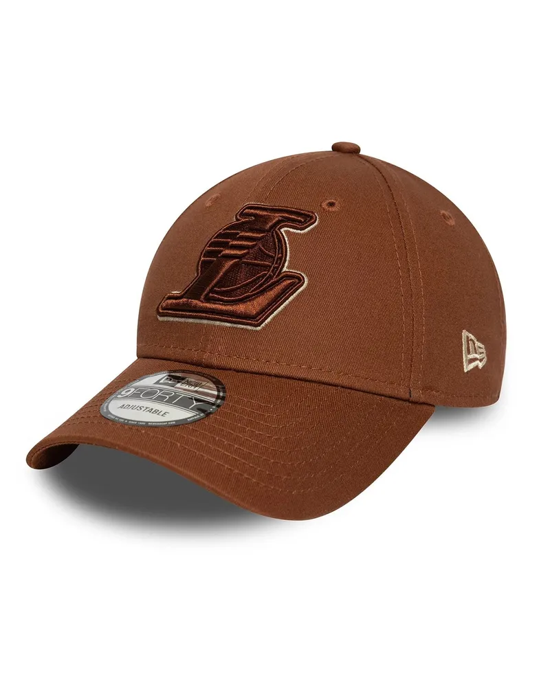 New Era Unisex Baseball Cap 9forty Med Brown Cotton Hat Brown
