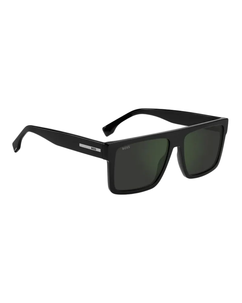 HUGO BOSS Men's Sunglasses Black Acetate Black