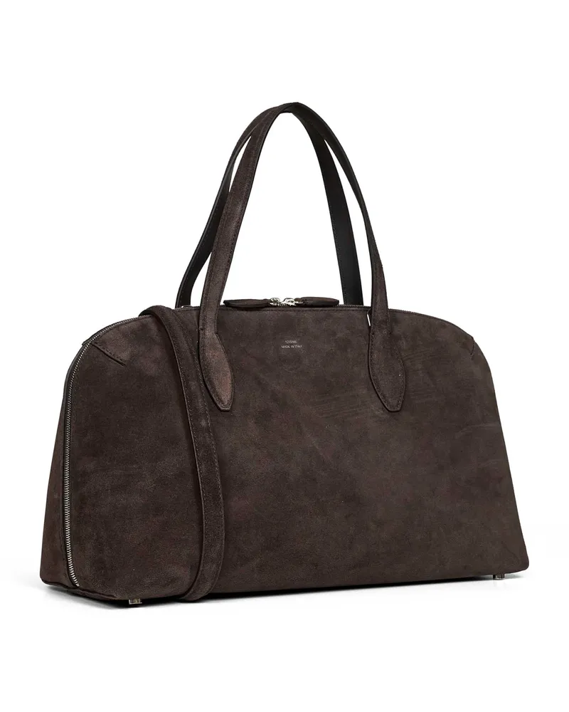 Totême Women's Tote Bag Brown Calf Leather Shoulder Brown