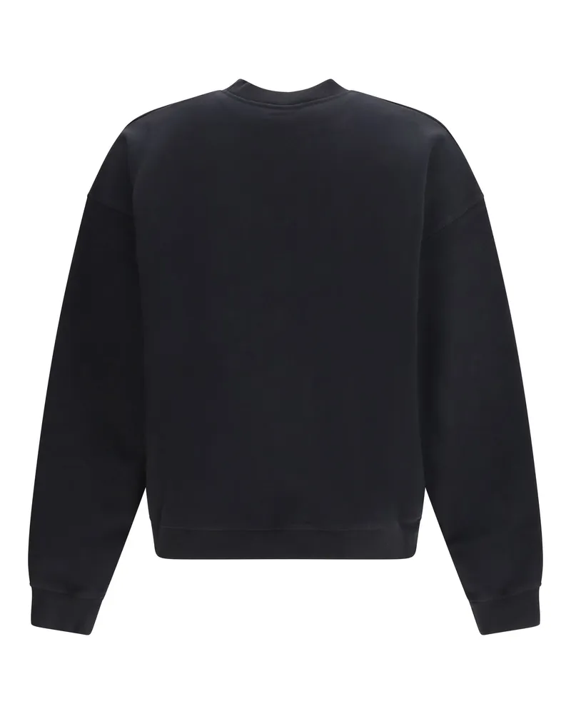 Dsquared2 Men's Cotton Crewneck Sweatshirt With Logo Black Sweatshirts Sweater Black