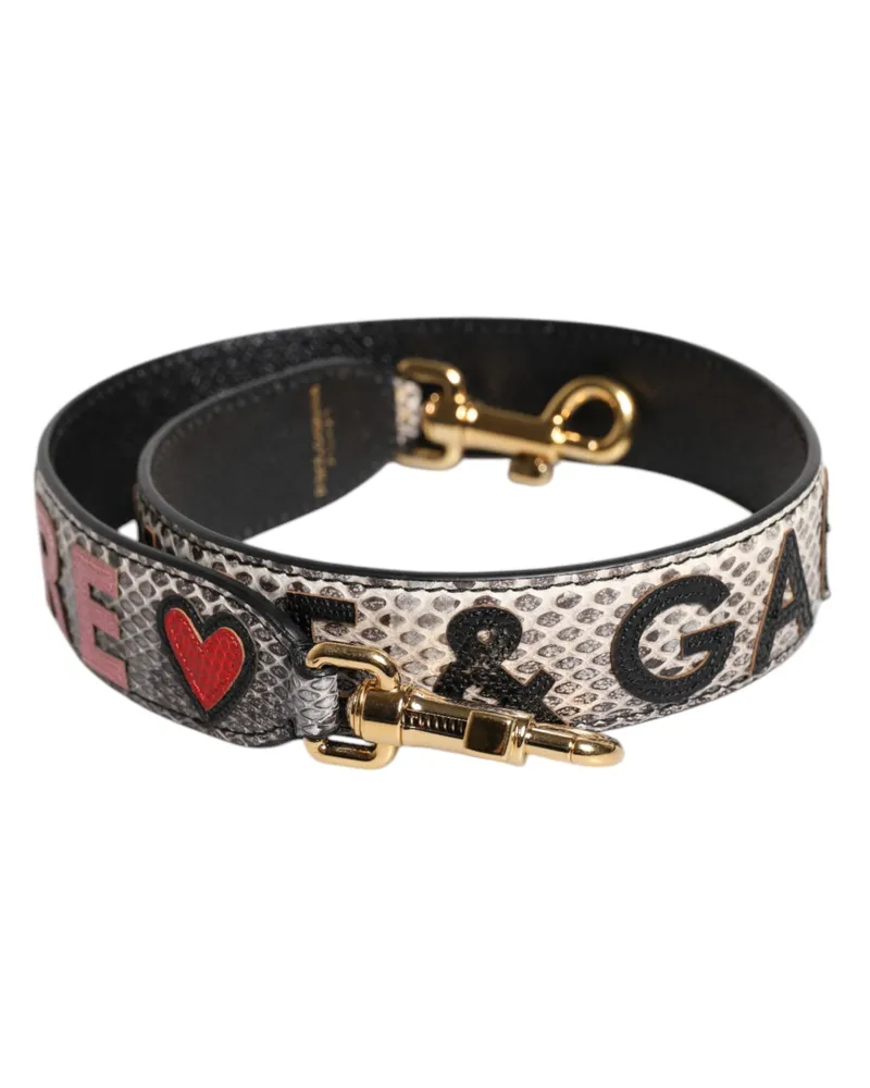 Dolce & Gabbana Women's Multicolor Dg Amore Patch Bag Shoulder Strap Ayers Calf Multicolor