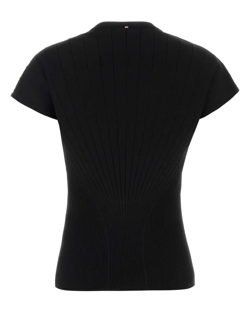 SPORTMAX Women's Black Viscose Blend Samba Top Nero Exterior: Polyester Maglie Sweater Black