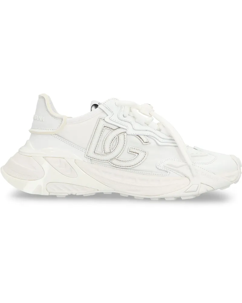Dolce & Gabbana Women's Day Faster Low-Top Sneakers White Upper: Viscose Trainers White