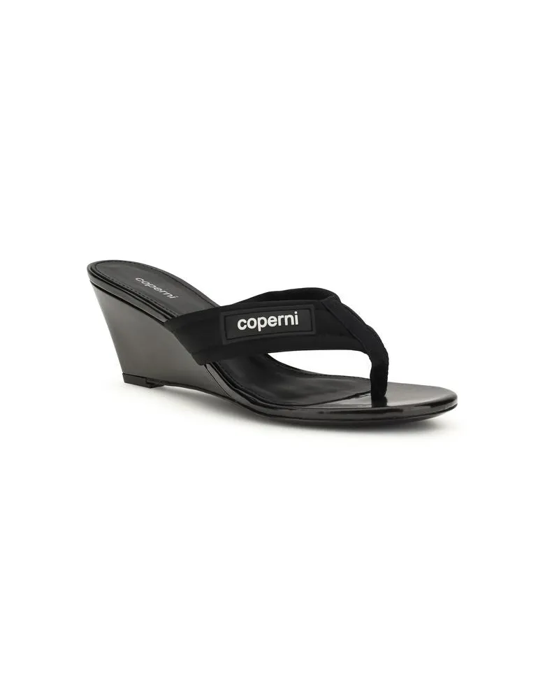 COPERNI Women's Black Polyamide Wedge Sandals Black